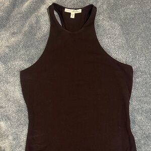 Express Black Sleeveless Bodysuit